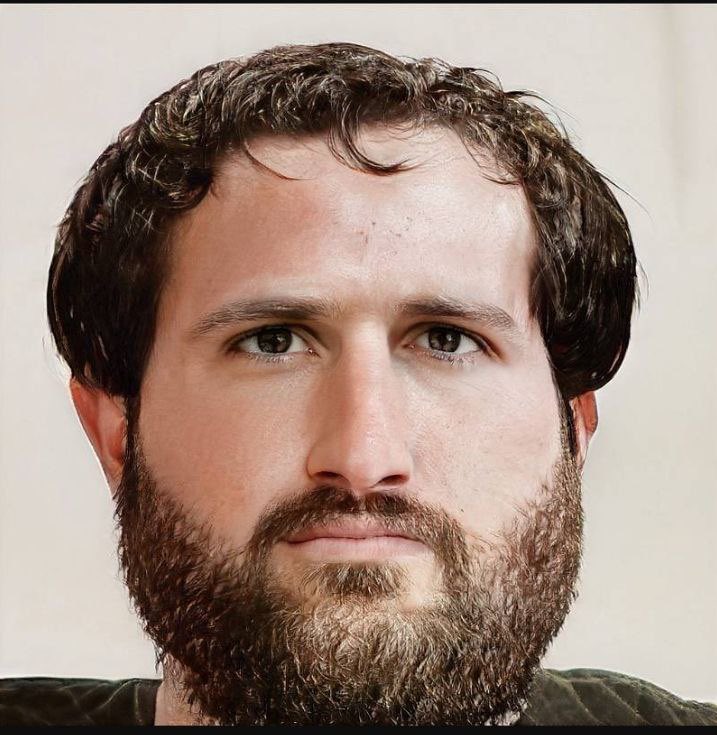 Yunan filozof Aristoteles'in büstlerine dayanarak yapılan yüz şekli.