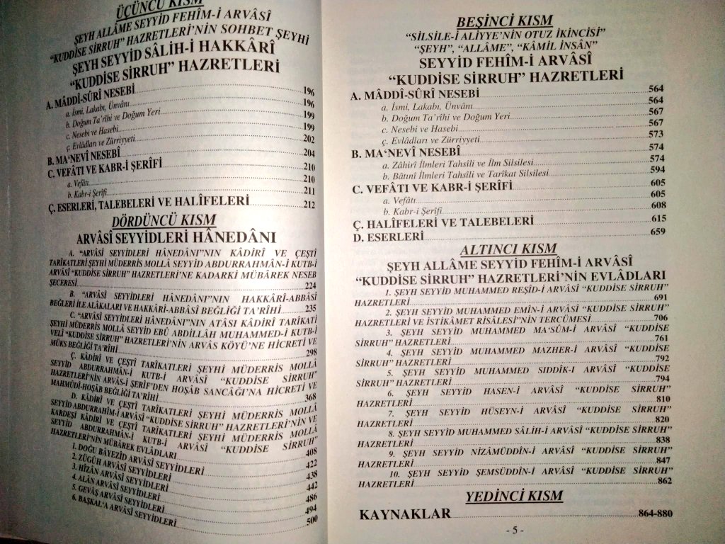 Yüzlerce arşiv vesîkası, meşîhat kaydı, orijinal belgelerin tıpkıbasımlarıyla hazırlanmış ve Arvâsî Seyyidleri hakkında yazılmış en ayrıntılı kitap!