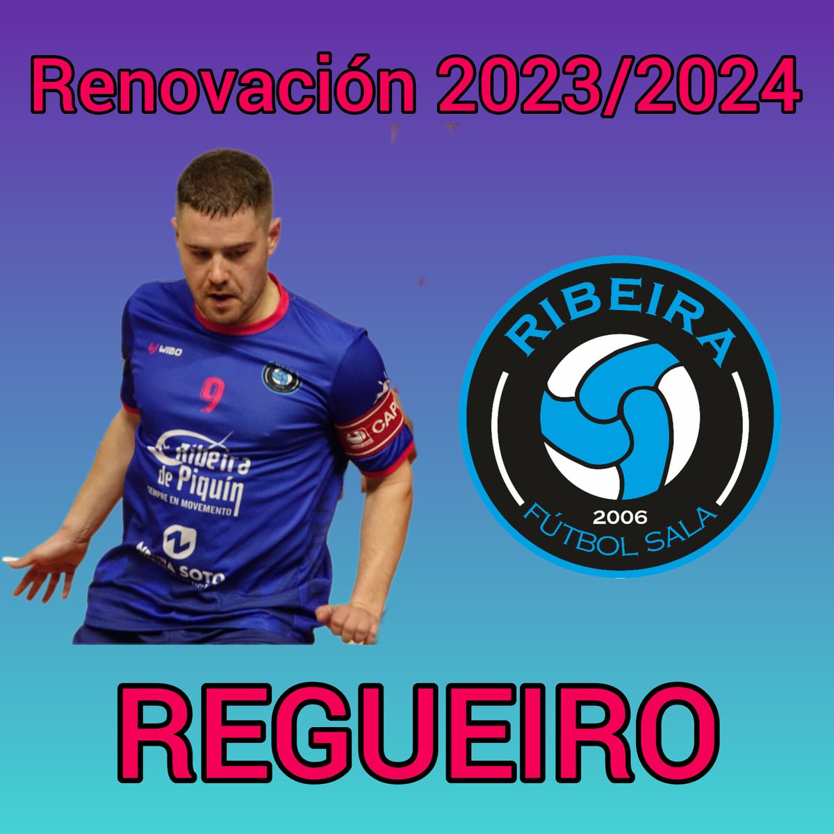 🔥RENOVACIONES🔥
Ignacio González
Javi Regueiro
Christian Veiga
David Quintela
Siguen un ano máis no Ribeira FS