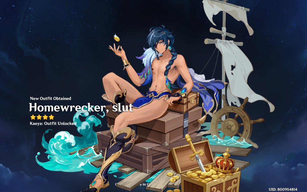 scissor_w_gwen's tweet photo. UMM GUYS I REDEEMED THE KAEYA SKIN BUT HE LOOKS WEIRD OMG??? https://t.co/r5tIHMnAma