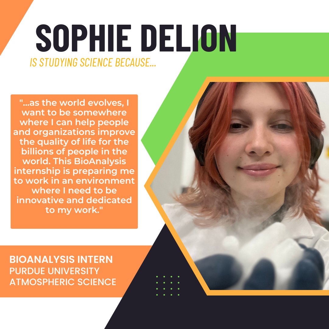 BioAnalysisLLC's tweet image. You'll never guess what our intern, Sophie's #1 career goal is.... to see a live tornado! 🌪️🌪️ That, and to help billions of people around the globe, of course. Shout out to Sophie for all of her hard work with us this summer!  
#Companyculture  #STEMPhilly #phillyscience