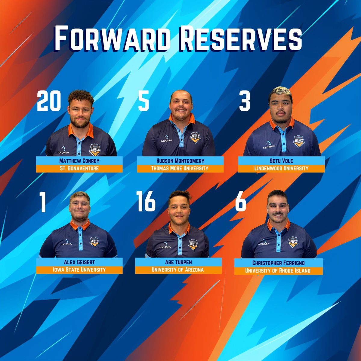 rugby_shield's tweet photo. Starting Lineup for the Canyons! 

#ItStartsAtTheShield https://t.co/g4EOQ8iOrq