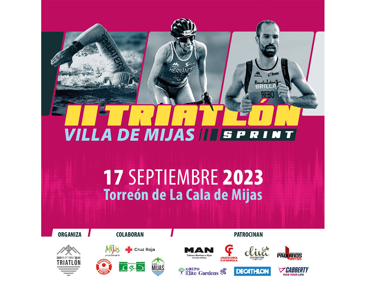 ✅ ¡¡𝗜𝗡𝗦𝗖𝗥𝗜𝗣𝗖𝗜𝗢𝗡𝗘𝗦 𝗔𝗕𝗜𝗘𝗥𝗧𝗔𝗦!!
II TRIATLÓN VILLA DE MIJAS 
📅 17 de septiembre del 2023
📍 Mijas (Málaga)
🏊‍♂️750M  🚴‍♀️20KM  🏃‍♂️5K
➕ info e inscripciones ▶️ bit.ly/triatlonmijas23
#triatlonmijas
<a href="/MijasTriatlon/">CP Mijas Triatlón</a>  <a href="/MijasDeportes/">Área de Deportes Ayuntamiento Mijas</a>