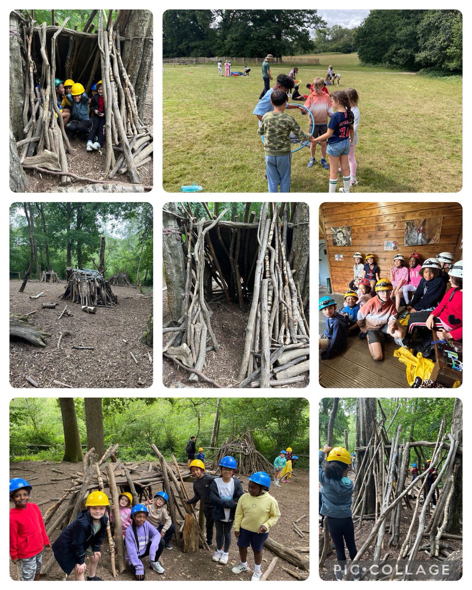 Day 2 of <a href="/SayersCroft_/">Sayers Croft</a>  #shelterbuilding #teamchallenges Great fun for all 👷‍♀️ 👷‍♂️