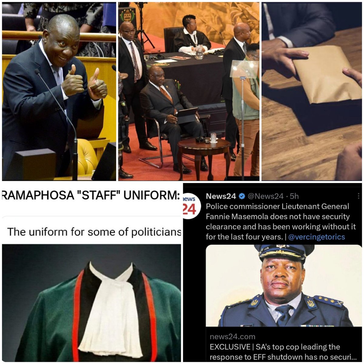 Mavendula1's tweet photo. Under Criminal Cyril Ramaphosa now South Africans know how the state is captured-not this clever blacks nywe nywe nywe 'Zuma captured the state' (with one just random family)
"Ramaphosa is the enemy of Africans"
#CR17statements
#PhalaPhalaFarmGate
#Covid-19Funds
#IMFLoans https://t.co/LT6R2t5N97