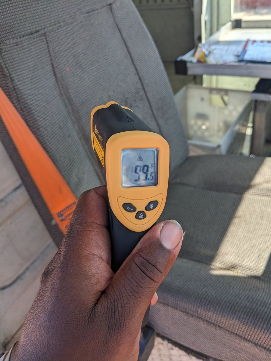 WhiteDarryl's tweet photo. When people ask me how I'm doing at work, I show them my random temp checks at a certain time. https://t.co/I7MLZEUQgs