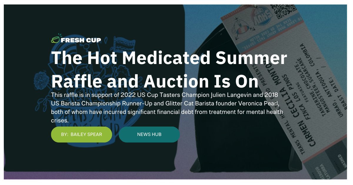 Read Bailey Spear's article and find out how to purchase tickets, how you can make donations and why it matters.

🔗 bit.ly/44lJHTl

#baritstas #coffeetwitter #specialtycoffee