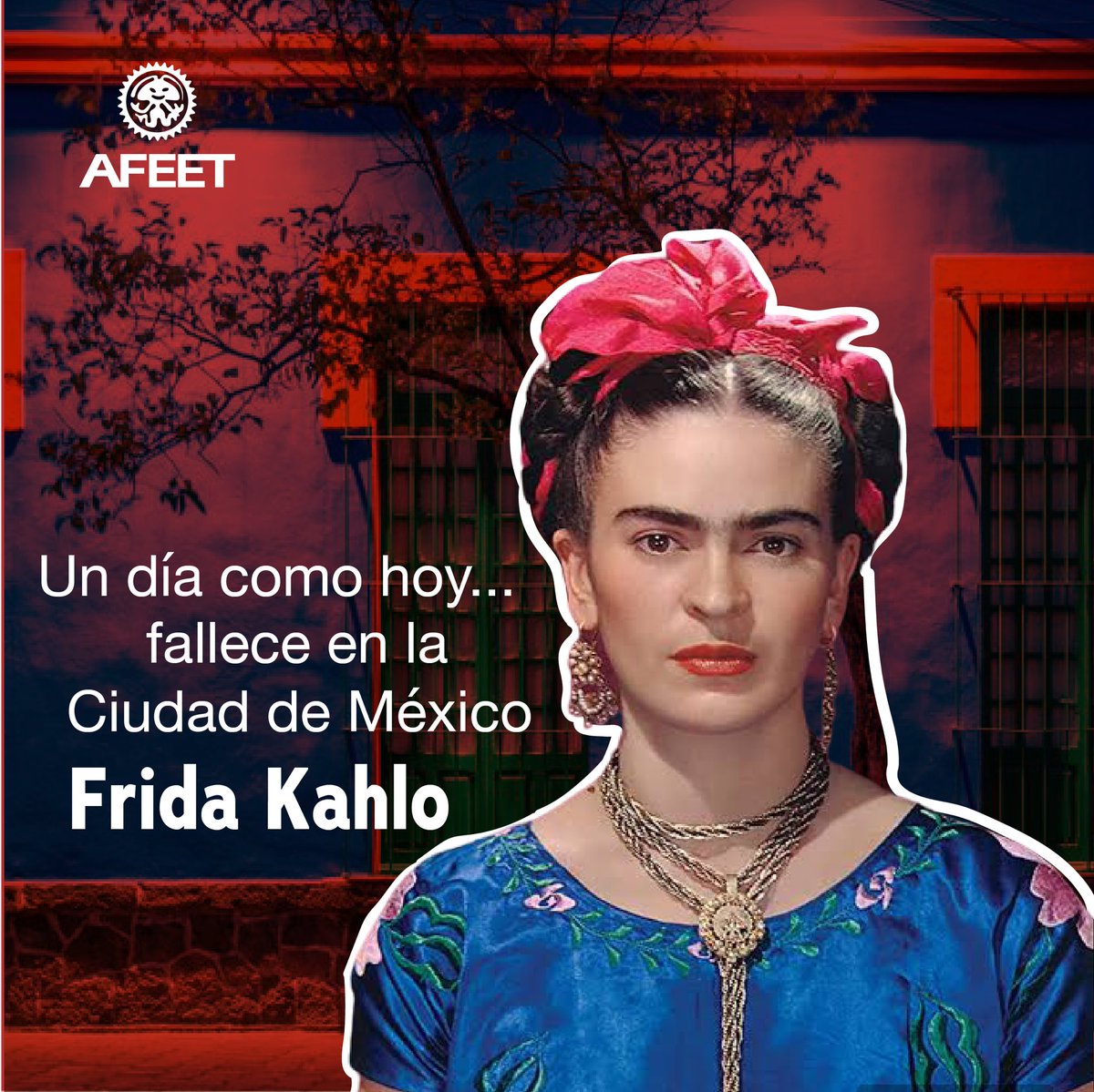 Un día como hoy pero de 1954, muere en la Ciudad de México la pintora mexicana Frida Kahlo, una de las artistas mexicanas de mayor reconocimiento internacional.