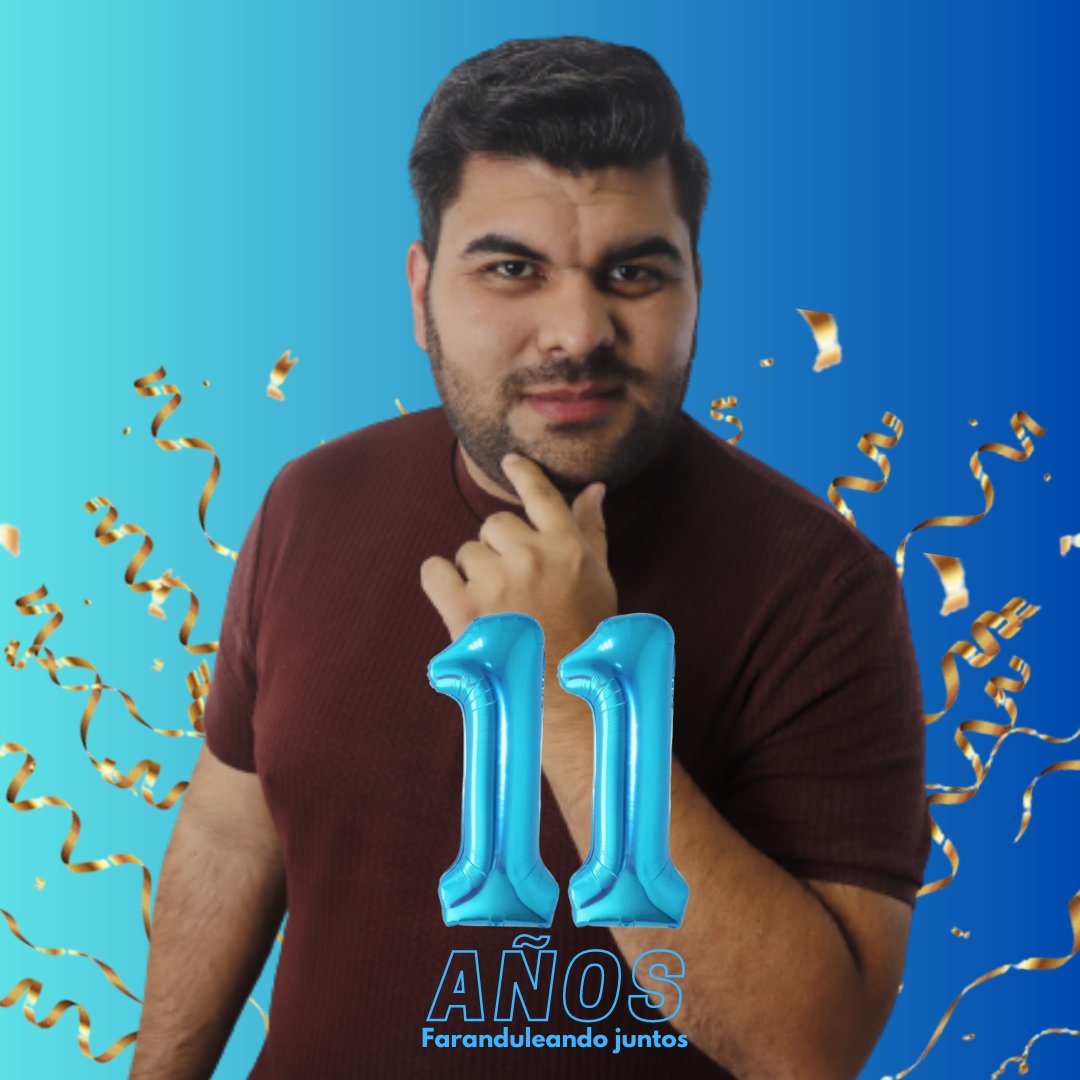 DonaldPalencia's tweet photo. Este 19 de julio celebramos 11 años faranduleado juntos, GRACIAS DE CORAZÓN POR SER PARTE DE ESTA FAMILIA. https://t.co/1SZk735Nah