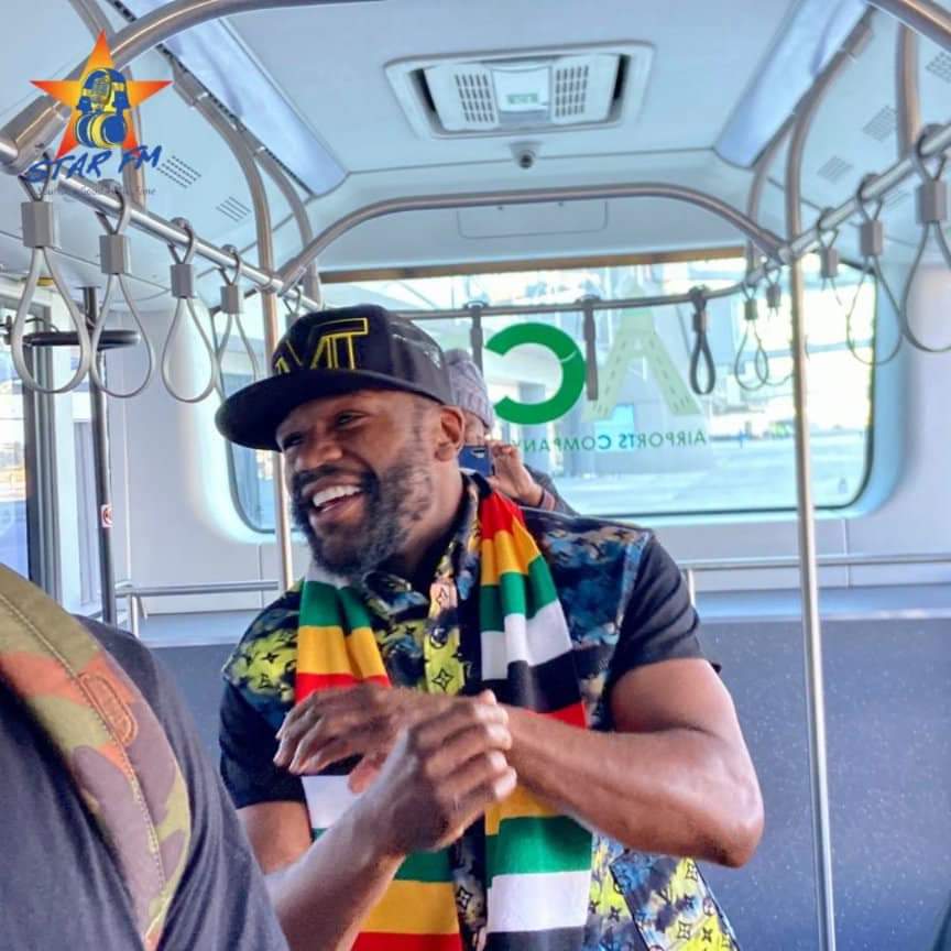I'd like to thank those who invited Floyd Mayweather to Zim. His visit has helped improve a lot. Healthcare has been fixed, education sector has improved, inflation has gone down, we have our own currency. Roads have been fixed. Jobs. Thanks much Floyd. Ugarire kure nemoto wamai