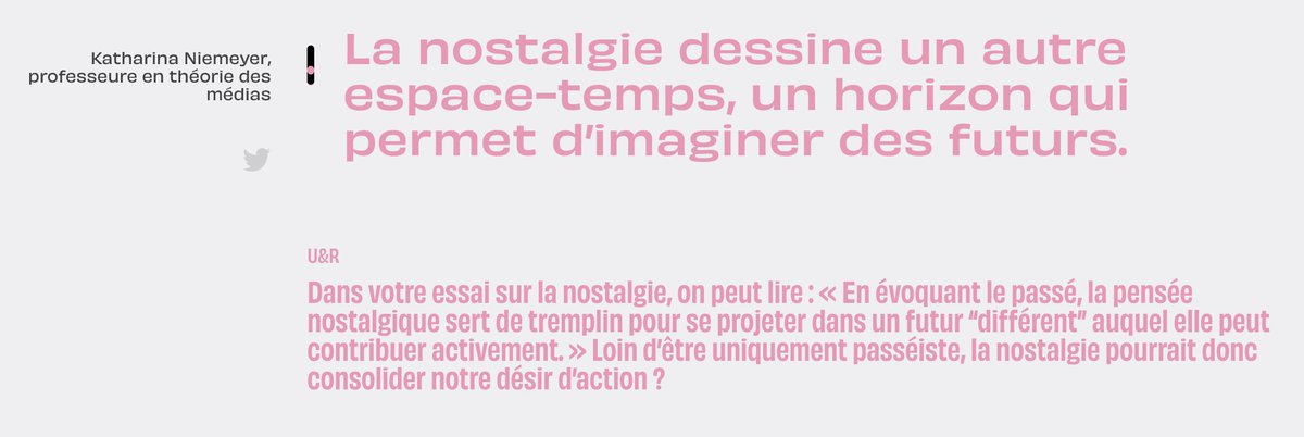 Entre revivals et remakes: la lessive nostalgique (du futur), avec Emmanuelle Fantin @Gripic_Celsa @Sorbonne_Univ et Katharina Niemeyer @kathniemeyer @CelatUqam, @CentreCRICIS @edmUQAM  magazine.usbeketrica.com/fr/ur44  En kiosque & en ligne @USBEKetRICA / @rechercheUQAM @FemmesExpertes