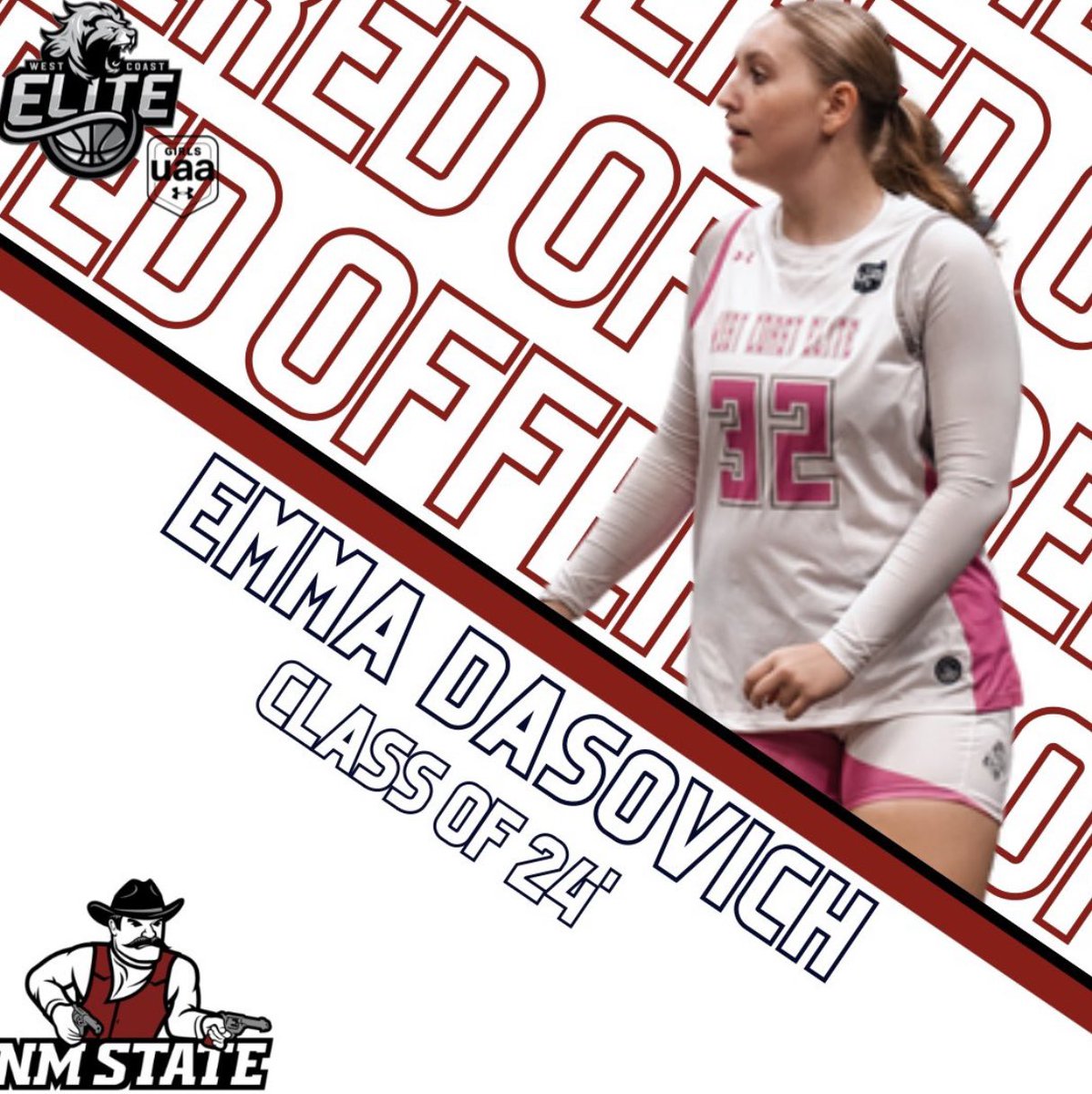VVHSgbb's tweet photo. Congratulations Emma Dasovich on receiving an offer to play at New Mexico State! 🏀😊 

Your passion and dedication to the game is contagious. Keep up the great work!!!

@athleticsVVHS @DysartUSD https://t.co/W2rcTbAI6u