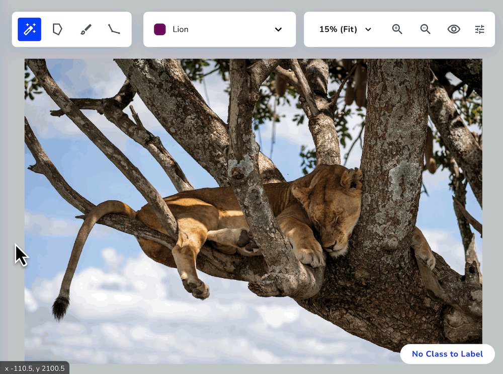 LandingAI's tweet image. Announcing Smart Labeling, a new tool that helps label objects in #Segmentation Projects faster and with more accuracy!

Now you can simply hover over the object you want to detect, click, and press enter.

Try it for free: bit.ly/43Z8cF8
#ComputerVision #DataCentricAI