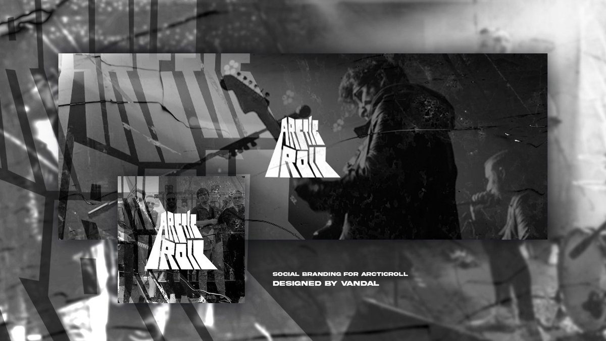 Arctic Roll Social Branding! 🎸

Fun one I did for an Arctic Monkeys Tribute band, was an honor - Thanks for the trust. 🫡

🔗 vandallite.com

💙 &amp; 🔄 appreciated! 🙏🏻

#InkedDesigns | #GraphicDesign