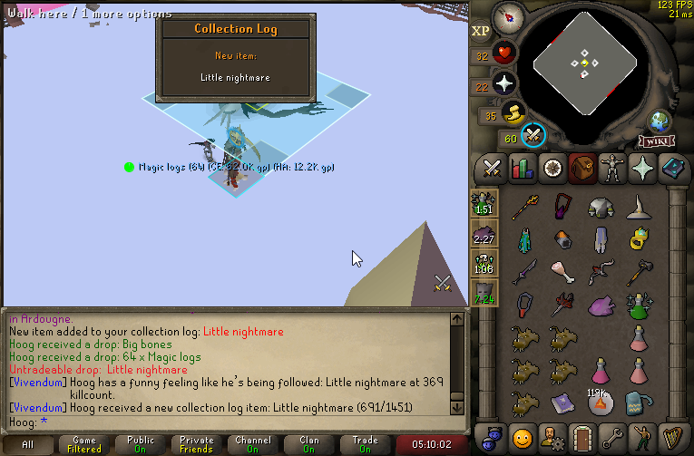 HoogRS's tweet photo. #1 PNM day record. Was kinda fun but could have been better. Missed out on a couple of hours due to IRL obligations and had too many stupid deaths. oh and I got the pet :) https://t.co/fsMRUIkXia