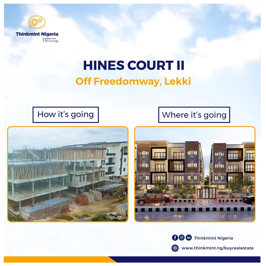 ThinkmintN's tweet photo. SITE UPDATE ๏ฟฝ๏ฟฝ๏ฟฝ๏ฟฝ
HINES COURT II
๐Off Freedom way, LEKKI
@thinkmintng remains the best plug for your land and off-plan property deals.
To schedule an inspection with an option of a pick-up or drop off, kindly contact us on
๐ +234 809 784 5065
#thinkmintng #thinkminteu https://t.co/fa0wJlgVfj