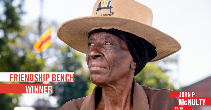 friendshipbench's tweet photo. HONOURED ⭐️ GRATEFUL ⭐️ EXCITED for what the @McNultyFound @AspenInstitute Award will allow us to do as we continue on our vision to get a Friendship Bench within walking distance for all!

Learn more here: https://t.co/J2vFpZUdRe https://t.co/BXneDOPC2V