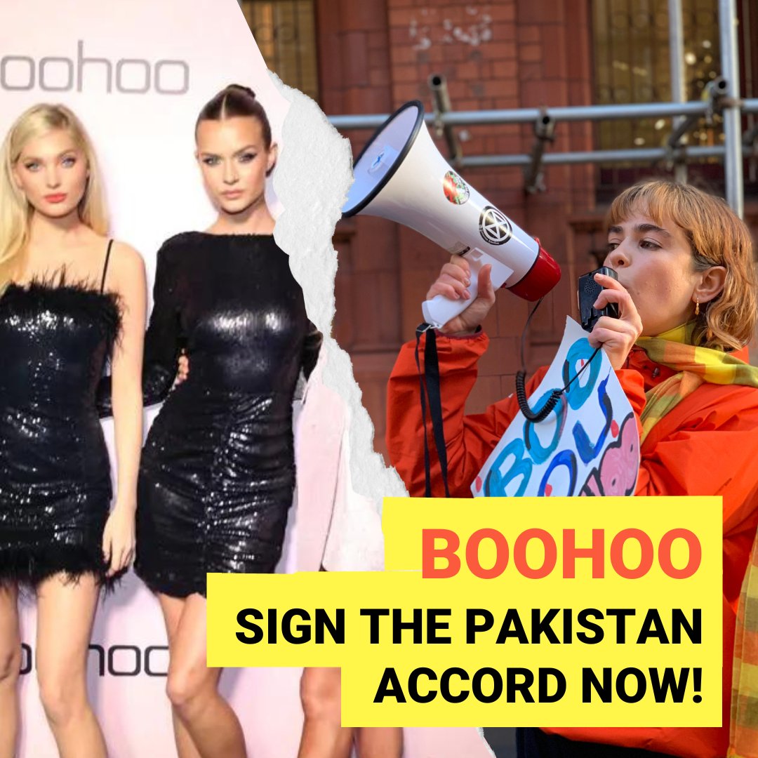 6 months ago the Pakistan accord was set up to ensure the safety of garment workers in Pakistan. But @boohoo are still dragging their feet on signing it. I stand with Pakistan workers - @boohoo protect your workers, #SignThePakistanAccord now!