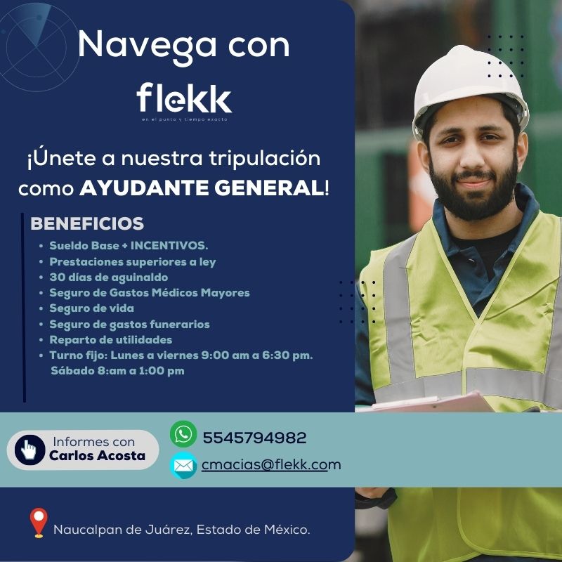 flekkmx's tweet photo. ✨ ¡Únete al #EquipoFlekk! ✨ Líderes en venta de #autopartes buscamos talento 💪🚗
Si eres apasionado y proactivo en el mercado de #autopartes, ¡esta oportunidad es para ti! 🔎
Envía CV a cmacias@flekk.com o contáctanos vía WhatsApp 5545794982 ✉️📱
#Trabajo #Empleo #Vacante 🔧🏁 https://t.co/rRpidfo4uw