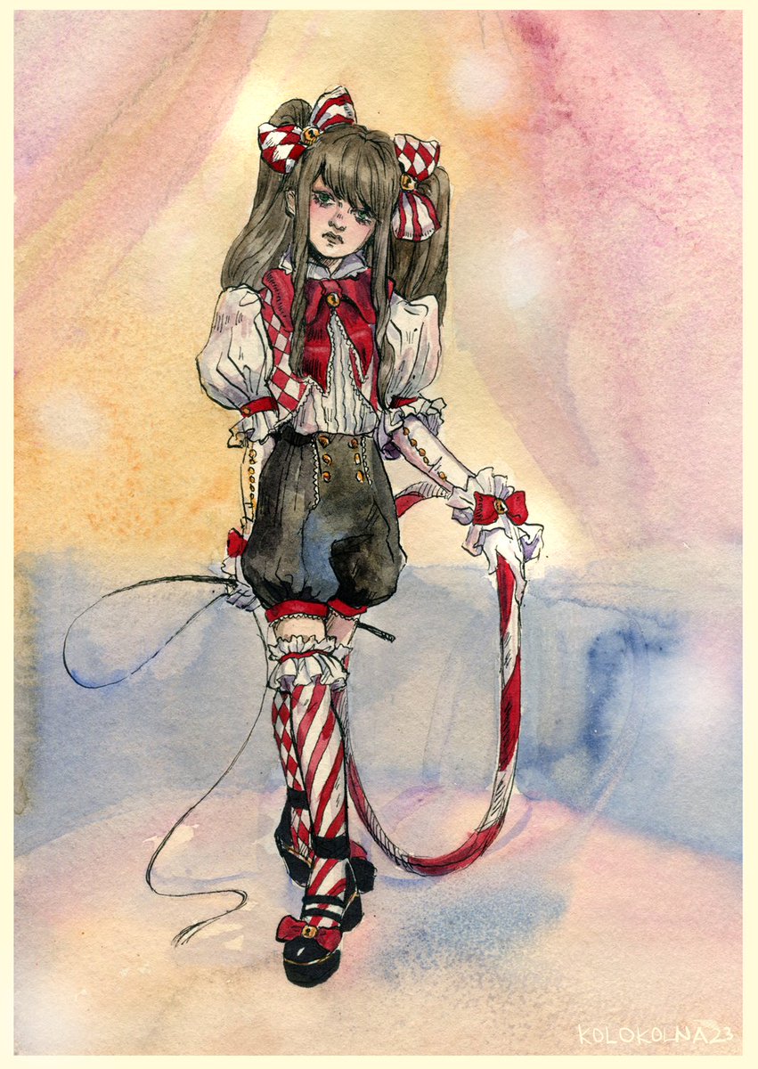Laterz7777's tweet photo. #artfightattack  Quiet, OC of Kolyaland 
I decided to bring back some #watercolor https://t.co/I71uEK5mDl