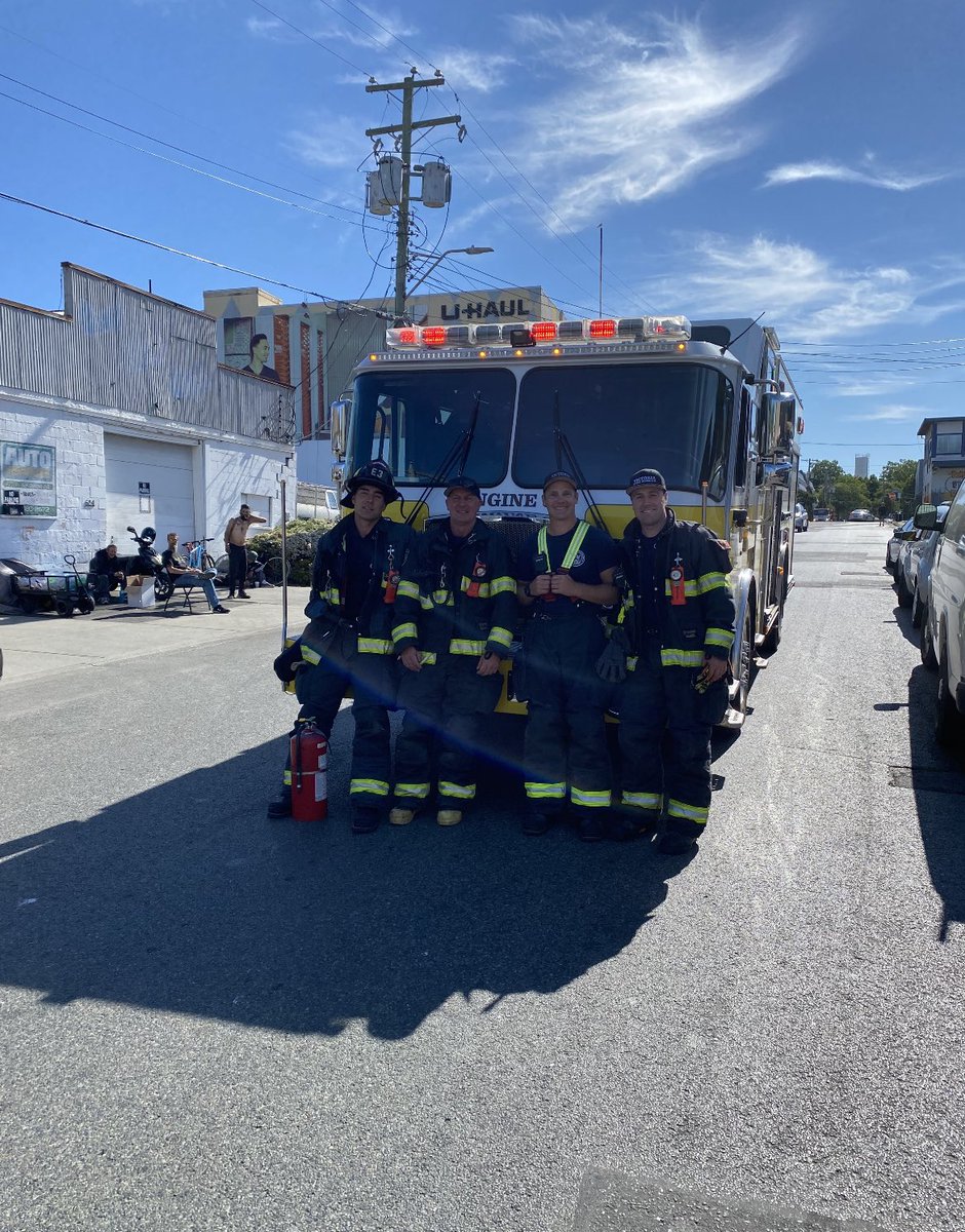 Thank you to <a href="/VictoriaFire730/">Victoria Fire L-730</a> who helped us with a small electrical arc in our building today! We SO appreciate you!