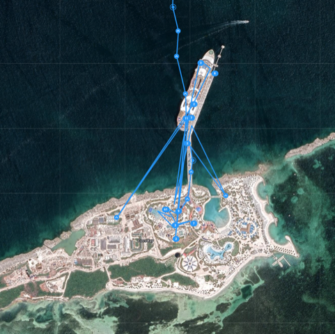 VCheck_24's tweet photo. Tracking our good friend on his cruise vacation off of the coast of Miami! 
#ElectronicMonitoring #DrugCourts #Parole #Probation #Pretrial #BailBonds #locationtracking https://t.co/dNxdVlPSJZ