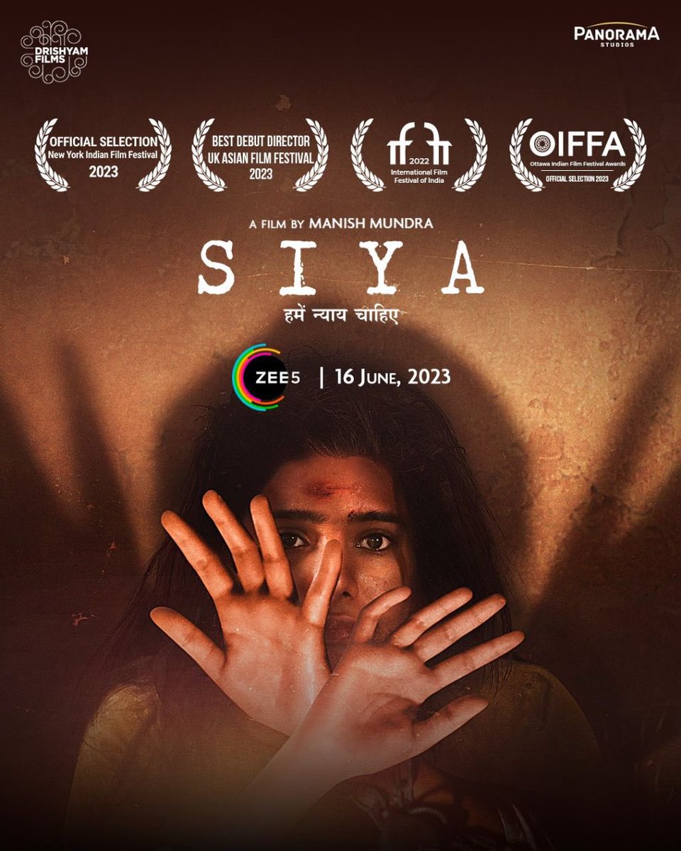 Just witnessed the visionary brilliance of #Siya directed by #ManishMundra,This film deserves all the appreciation worldwide! Hats off to the exceptionally well directed film. Special mention to the outstanding writers #HaiderRizvi & #Samah for their incredible storytelling (1/2)