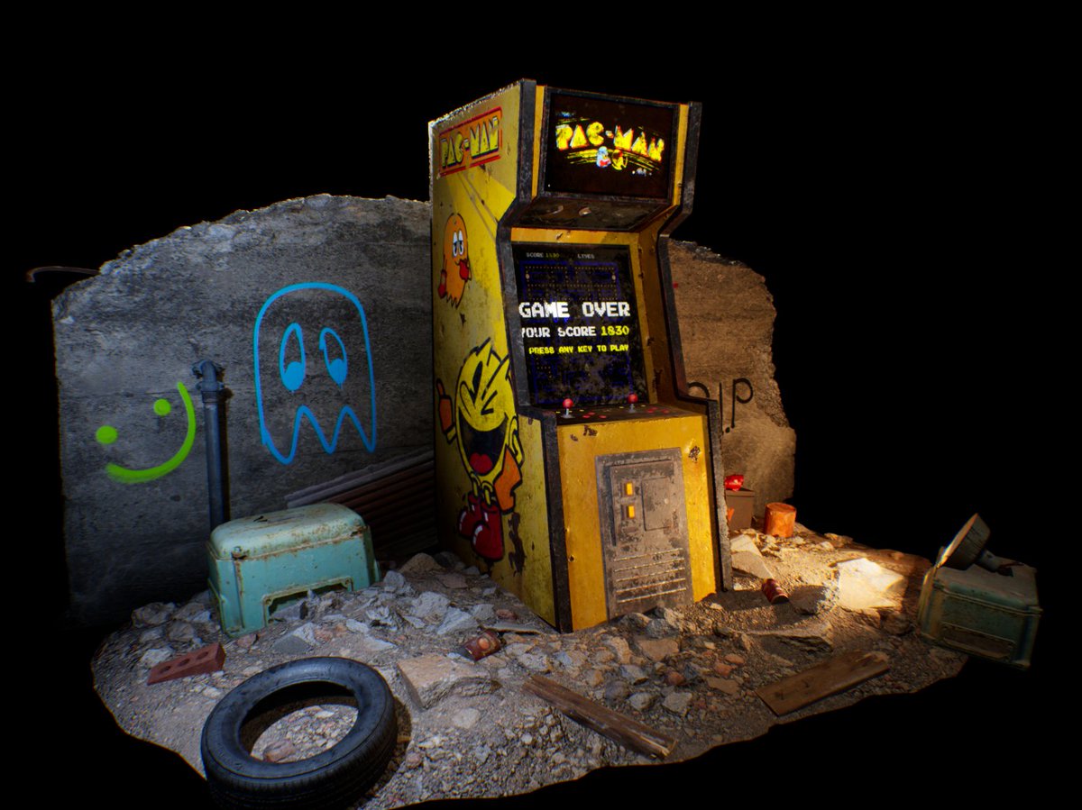 ssalasi3D's tweet photo. Sharing a sneak peek of my latest artwork in progress! Here are four captures of my Pacman arcade project.
Presenting the iconic arcade machine hero prop I've been working on. ๐น๏ธ #3DArt #PacmanArcade #WorkInProgress https://t.co/NmWRqwW0Yw