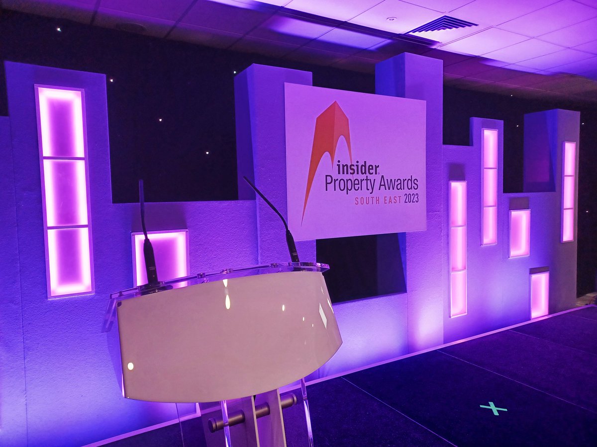 Insiderseast's tweet photo. Who’s coming to our South East Property Awards tonight? We’re just getting the room set-up for your arrival. #SEProp https://t.co/W7qY1OMGMb