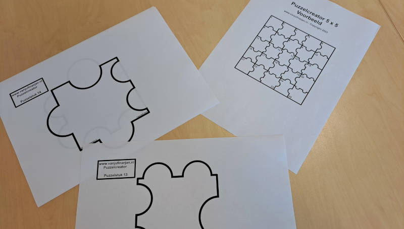 Een leuke lege puzzel. Elk stuk apart uit te printen op en later weer samen te voegen tot een mooi kunstwerk van je groep!
#puzzelcreator

vanjufmarjan.nl/2023/07/13/puz…