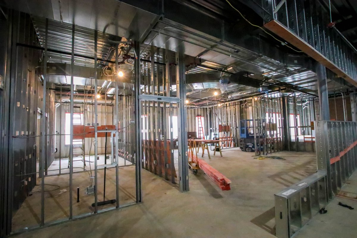 A first look inside the new Cutler Student Center, which is on track to open in January 2024!