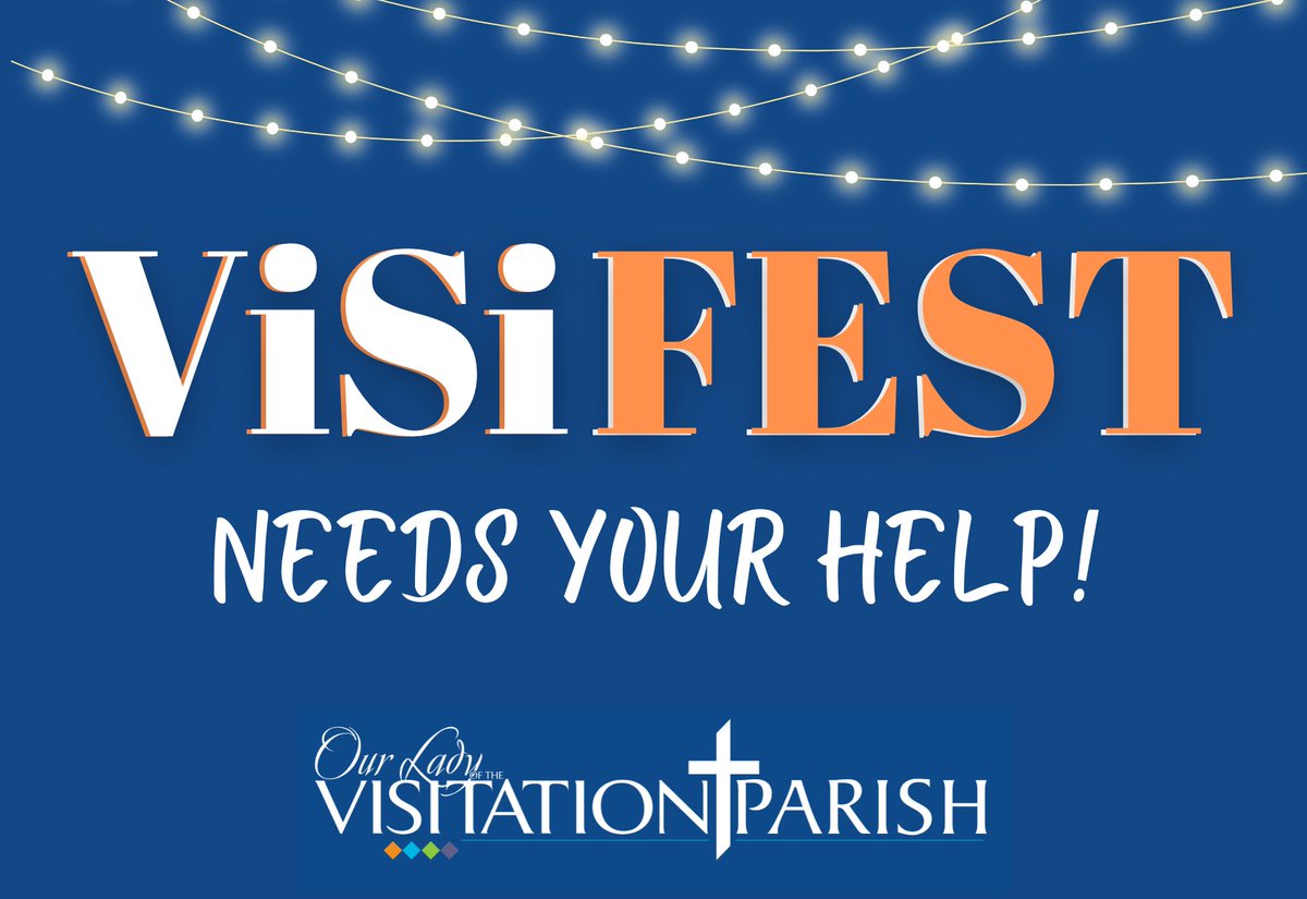 VisiFest is Aug 11, 12, &amp;13!  It's such a great way to end the summer, but we can't do it without help from all of our wonderful families! 🧡💙 There are many ways to help, Please use the sign up genius below to help make this VisiFest the best one yet!  buff.ly/3DdLj5w
