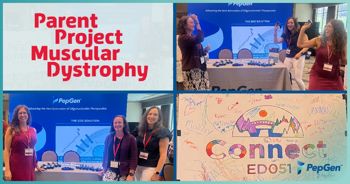 PepGenTx's tweet image. @PepGentx enjoyed meeting and learning from the #Duchenne community at the #PPMDConference.  Stay tuned here for a replay of our presentation. Thank you @ParentProjectMD