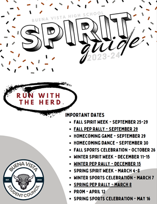 We've got spirit, yes we do!
We've got spirit, how about you?

It's going to be an awesome year, mark your calendars!
