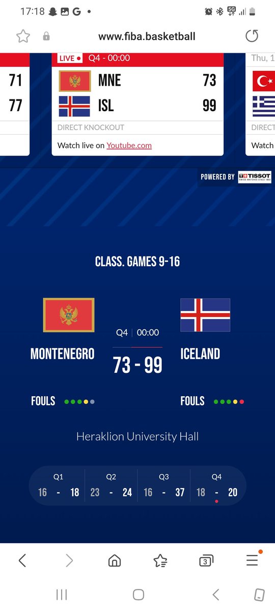 U20 karla áfram í A-deild EM á næsta ári! Strákarnir okkar í U20 voru rétt í þessi að vinna Svartfjallaland og þar með gulltryggja sætið í A-deild áfram á næsta ári. Þeir munu keppa um sæti 9-12 núna um helgina. Magnaður árangur💪🇮🇸🏀❤️😁👏
#korfubolti