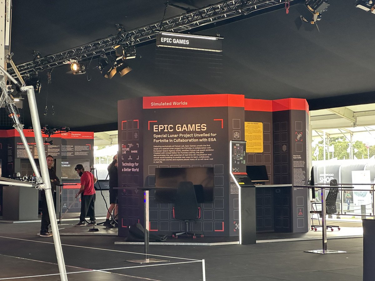 Mark Rein (@markrein) on Twitter photo Epic Games at the <a href="/fosgoodwood/">Goodwood FOS</a> (Goodwood Festival of Speed) in the FOS Future Lab. Come see the Special Lunar Project for Fortnite in collaboration with the European Space Agency! <a href="/esa/">European Space Agency</a> Epic Games at the <a href="/fosgoodwood/">Goodwood FOS</a> (Goodwood Festival of Speed) in the FOS Future Lab. Come see the Special Lunar Project for Fortnite in collaboration with the European Space Agency! <a href="/esa/">European Space Agency</a>