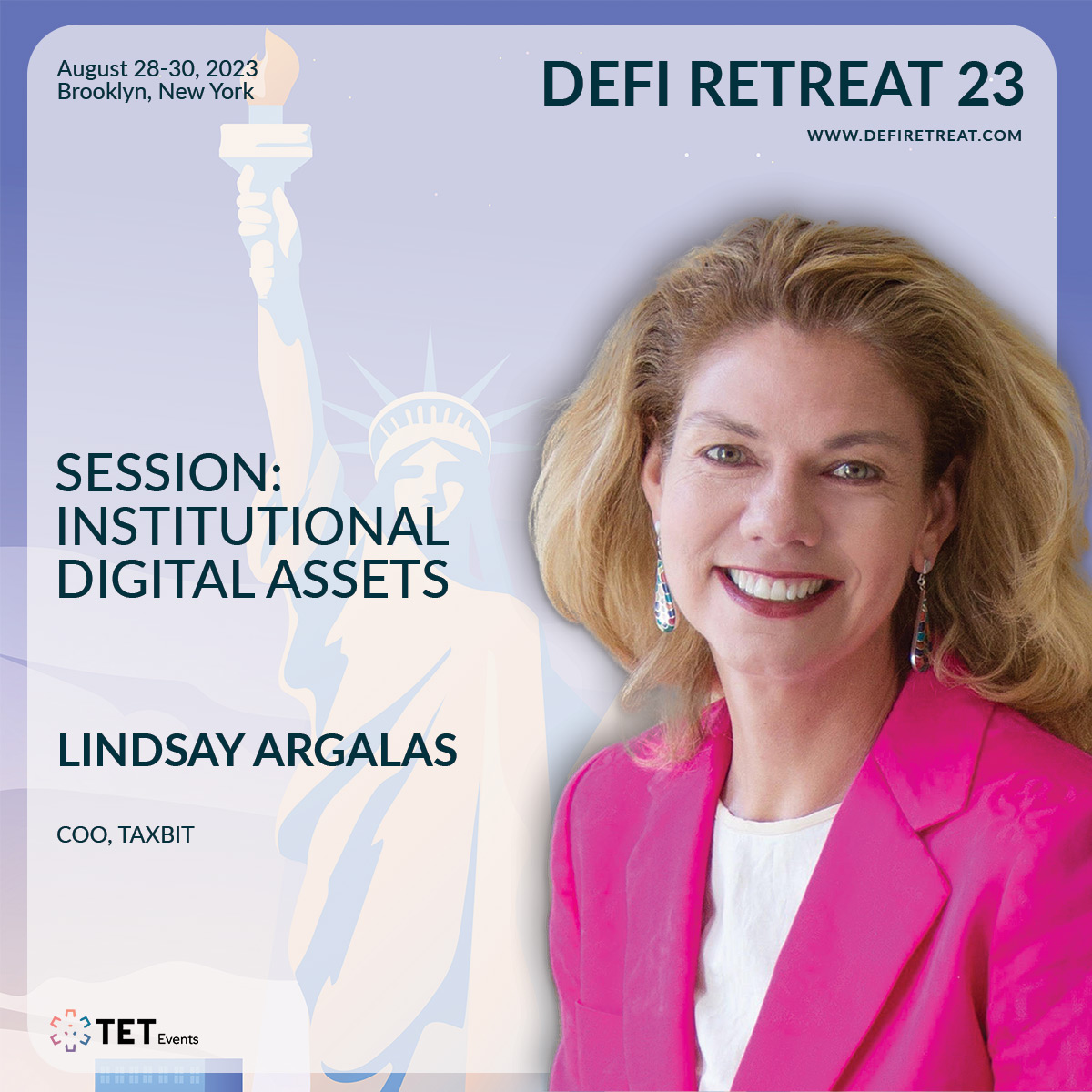 Don't miss the chance to spend quality, in person time with Lindsey in Brooklyn, NY on 08/28/23-08/30/23! Gathering details -> lnkd.in/eEE5EWiK 
#fintech #vc #banking #payments #regulation #layer1 #crypto #staking #dr23 #layer0 #cbdc