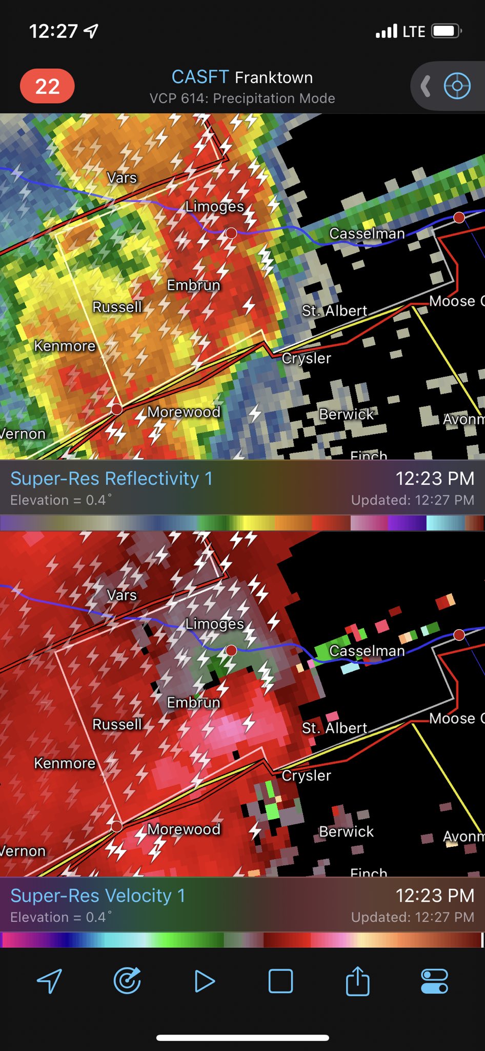 Caners🌪⚡️ on Twitter "Impressive couplet south of limoges and north of