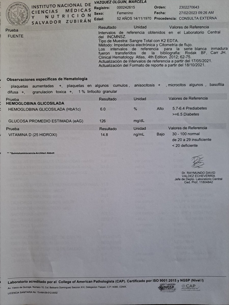 lapichu35's tweet photo. @marthadebayle yo estoy pasando por un problema de anemia por falta de hierro, estos son mis ultimos resultados de laboratorio https://t.co/LxQf9jbWiN