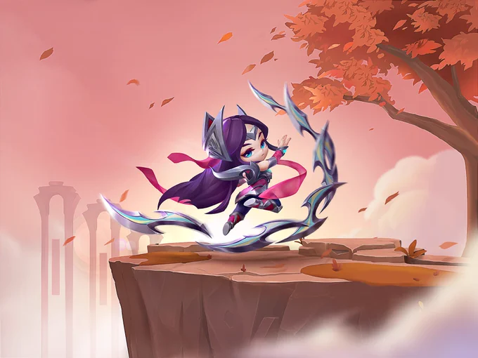 Chibi Irelia and Divine Sword Irelia Splash for Battle of the Golden Spatula