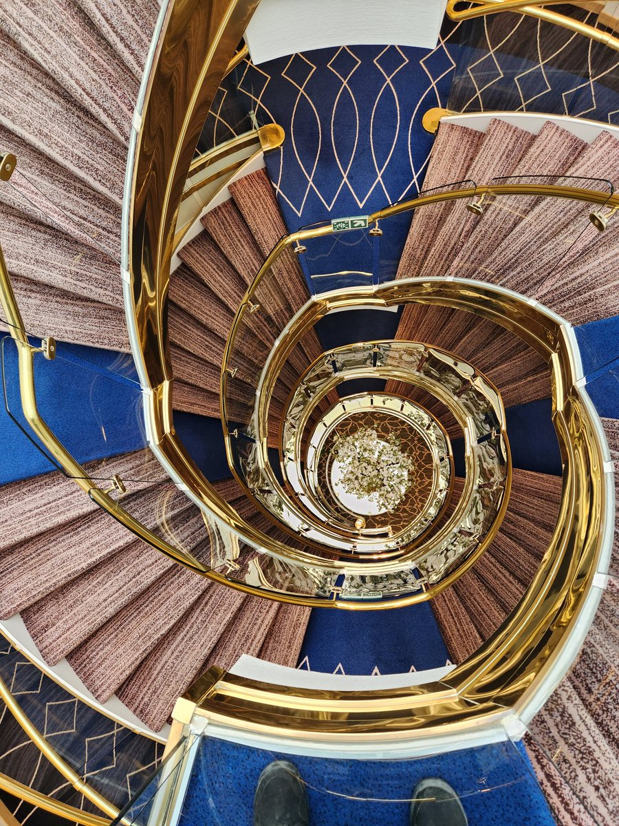 TravelPhotoDuo's tweet photo. A spray staircase aboard Windstars Star Legend.
@WindstarCruises #windstarcruises #sealegend #ships https://t.co/AQD34saC5T