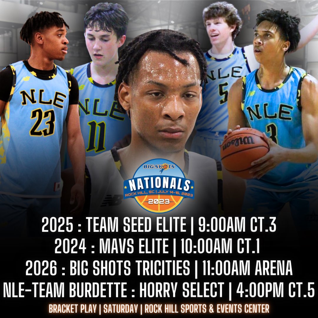 NextLevelElite_'s tweet image. BIG SHOTS NATIONALS🏀
📍: ROCK HILL, SC | JULY 15-16
🏟️: Rock Hill Sports &amp;amp; Events Center
