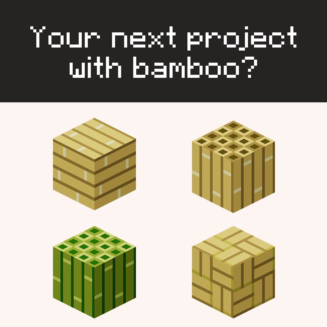 Minecraft's tweet image. What’s in the works? 👷