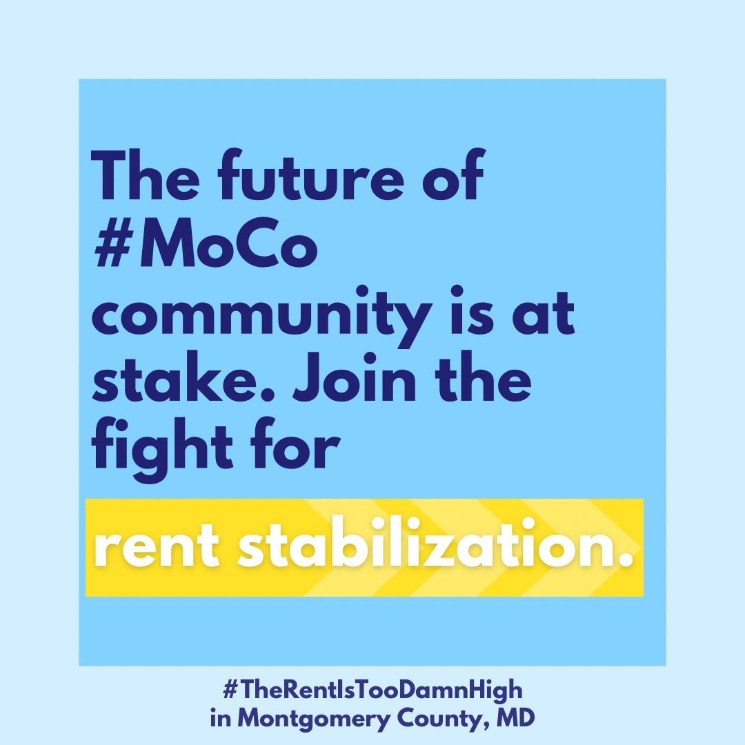 🗣️JULY 18th @ 8:00AM, MoCo County Council
The future of #MoCo community is at stake. Join the fight for rent stabilization. 🏘️
🗣️El futuro de nuestro condado está en juego. Únete a nuestra lucha y reúnete con nosotros el 18 de julio a las 8:00AM. 🏘️
