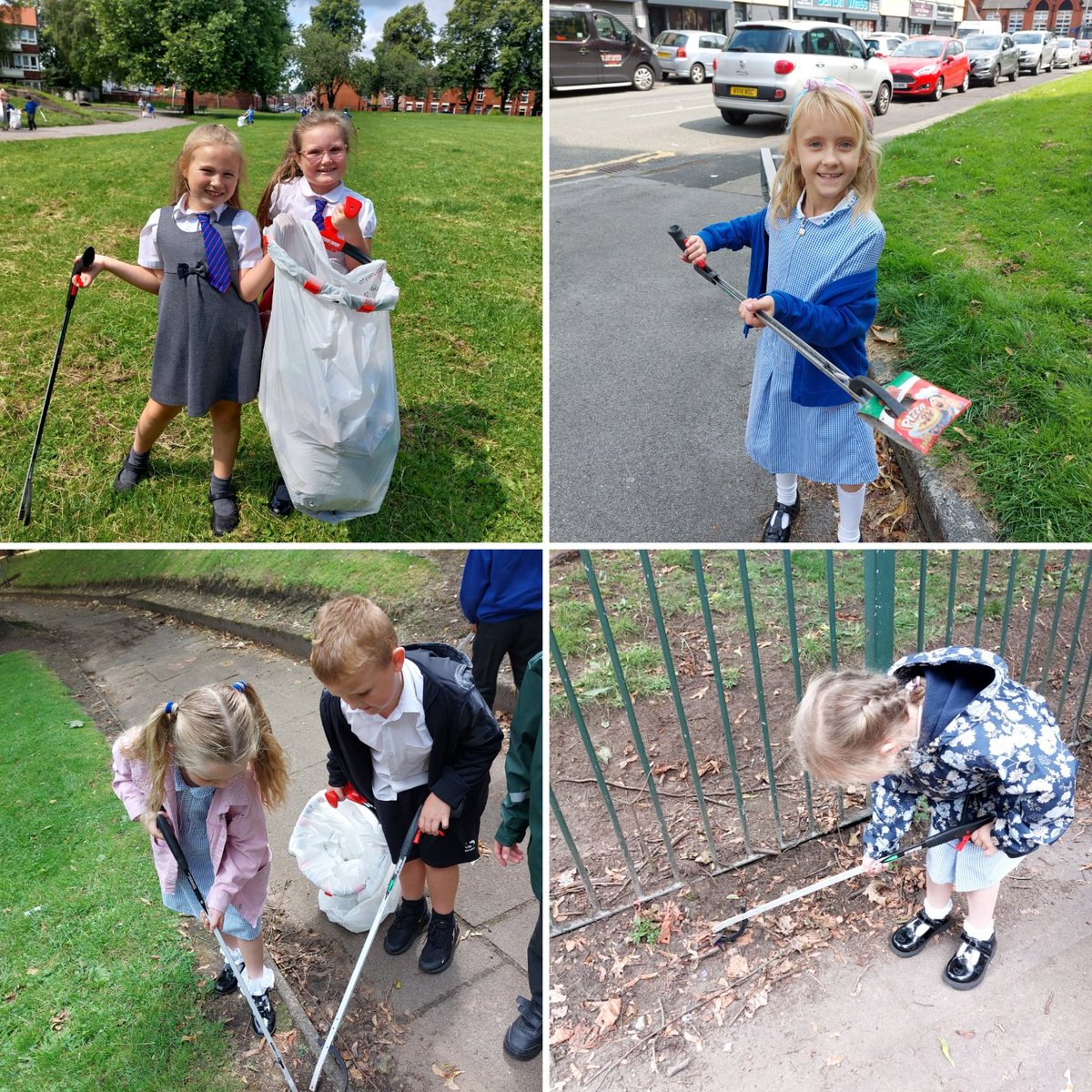 holycrossAS's tweet photo. What a successful litter pick! Year 1/2 had a great afternoon cleaning up the lcoal area ๐ฎ @KidsVplastic @SalfordCouncil #KidsAgainstPlastic #OurCommonHome @RCSalfordEd #HCASeco https://t.co/pnoxn9QO4a