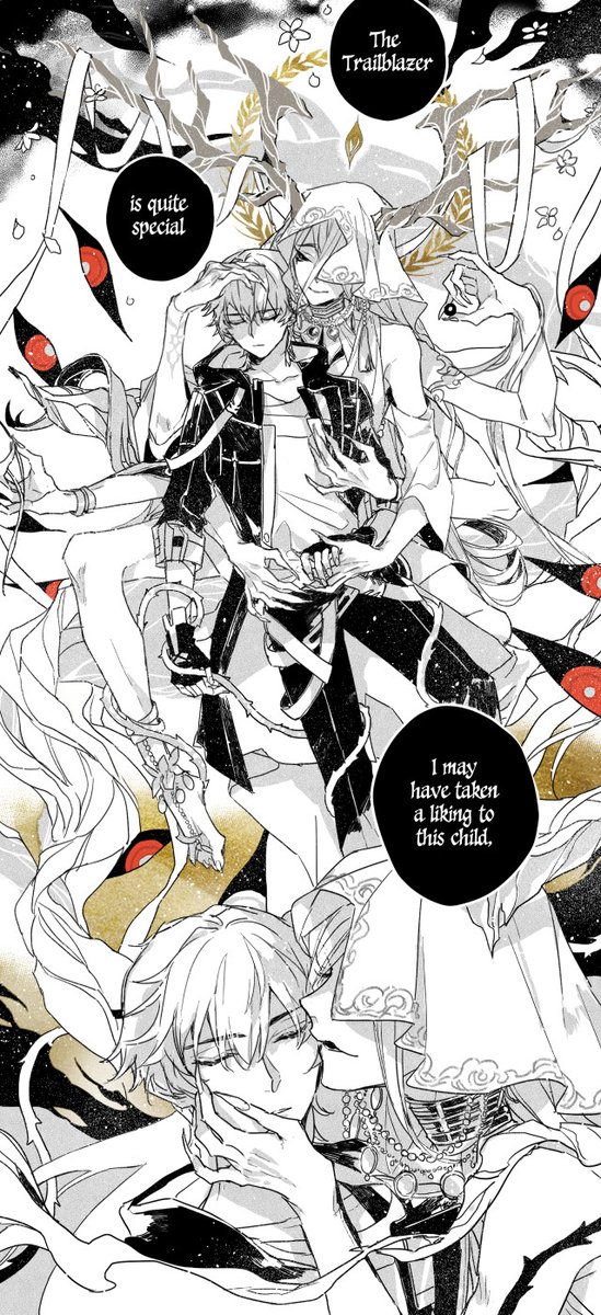 ta_mozuki's tweet photo. HSR//LuoCae + Yaoshi the Aeon of Abundance https://t.co/sfTgkMqaWf