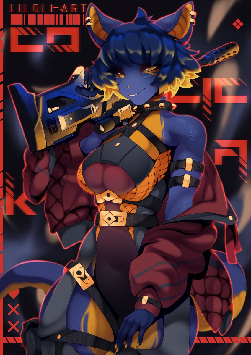hvyntokryl's tweet photo. A gift for the coolest girl ever ✨
#furry #Cyberpunk https://t.co/gxakM0Xc8Y