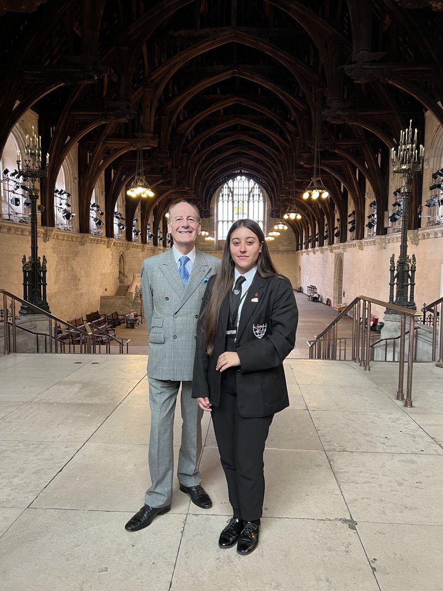 Delighted to join Hannah Hussain ⁦<a href="/CockshutHillSch/">Cockshut Hill School</a>⁩ ( joint winner) of <a href="/WMLieutenancy/">WMLieutenancy</a> Young Active Citizen Award (age category 12-18) for afternoon tea in the House of Lords. Special thanks to our host Lord Lingfield
