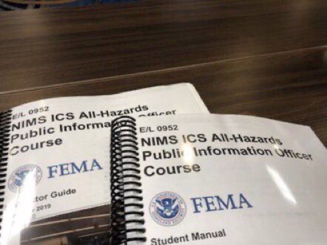 mcfrsPIO's tweet photo. @ThePortofCC @FEMA_EMI @TXForestService @AllHazardsTFS @NWSCorpus @FEMARegion6 @cityofcc @CorpusChristiFD @TDEM Corpus Christi, TX #PIO training @FEMA_EMI #NIMS #ICS All-Hazards Public Information Officer Course @ThePortofCC Day 4 (of 5) @cityofcc facilitated by @mcfrsPIO Pete Piringer & Erin O’Connor @AllHazardsTFS #BillTerry https://t.co/tjSTOgCa4C