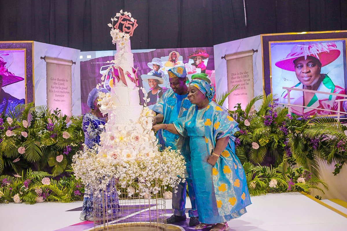 PastorEAAdeboye's tweet photo. My Darling,

As we celebrate this momentous day, marking your 75th birthday, I want to express my deepest love and admiration for you. Throughout the years, you have been the pillar of our family, a source of strength and inspiration, and my most cherished companion.

Our shared journey has been adorned with happiness, laughter, and the occasional hurdle. Yet, amidst it all, your unwavering love and support have illuminated my path. Your wisdom, grace, and kindness have touched the lives of those around us, and I am forever grateful to have you by my side.

As we reminisce on the beautiful memories we have woven together, I am reminded of the countless moments that have defined our love. From the simple joys of everyday life to the grand adventures we have embarked upon, each experience has been enriched by our togetherness.

Today, as we honor your remarkable 75th birthday, I want to celebrate the incredible person you are. Your selflessness, compassion, and generosity serve as an inspiration to us all. Your love knows no bounds, and your unwavering dedication to our family has been awe-inspiring.

I consider myself truly blessed to call you my wife, and I am filled with gratitude for every single day we have spent together. You have been my rock, my confidante, and my partner in all aspects of life. Your presence in my world is a priceless gift that I cherish beyond measure.

On this special occasion, I wholeheartedly wish you a joyful 75th birthday, my love. May this day be brimming with happiness, laughter, and an abundance of blessings. As we continue on this journey together, I eagerly anticipate creating more beautiful memories and growing old gracefully by your side. 

Happy Birthday, and may God bless you abundantly, @pastorfoluadeboye.